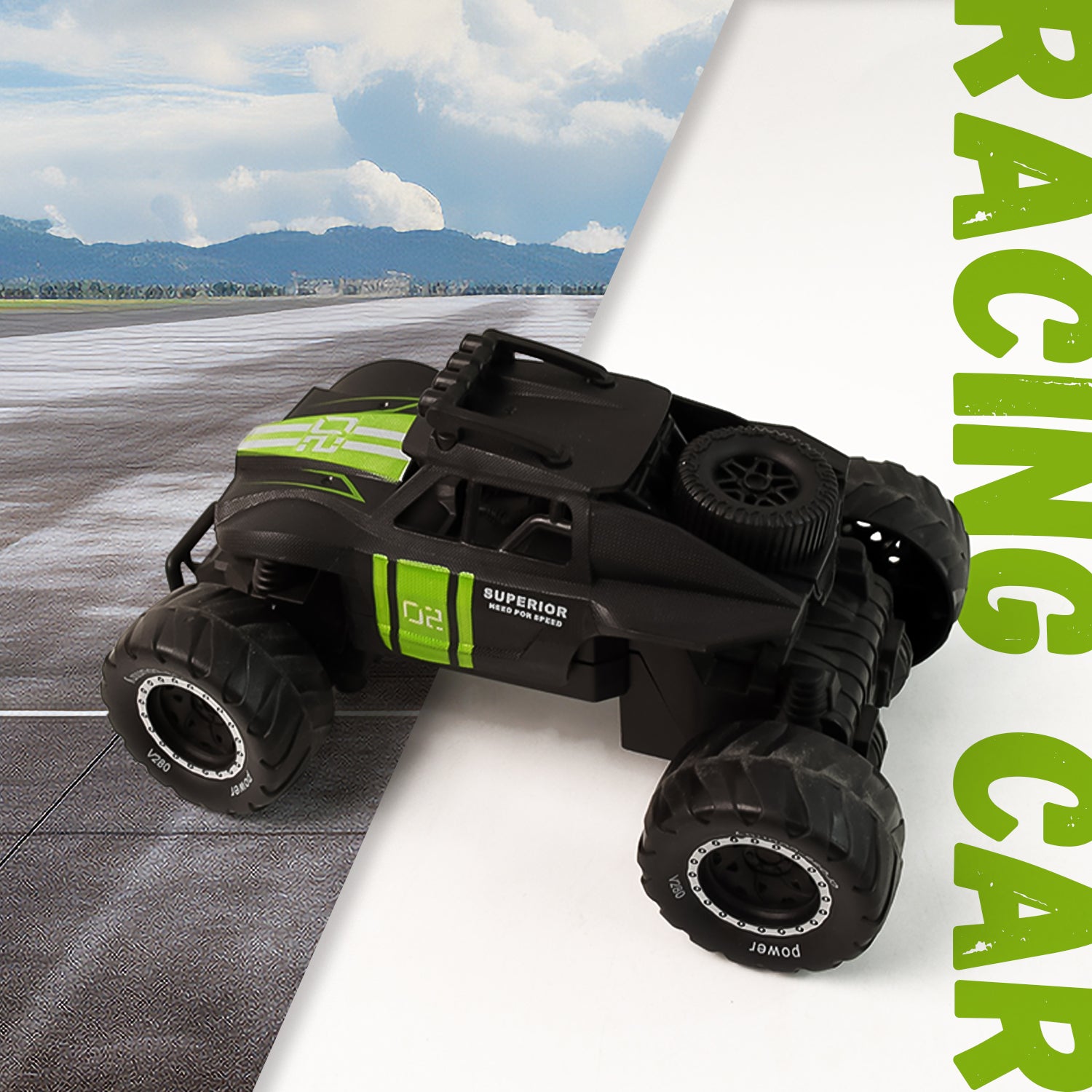 Electroplay Remote Control Monster Truck Toy (1 Set) Electroplay Remote Control Monster Truck Toy (1 Set)